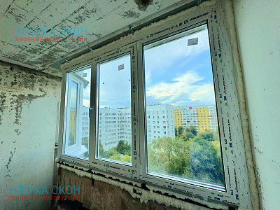 Остекление 2х лоджий в панельном доме - фото 6