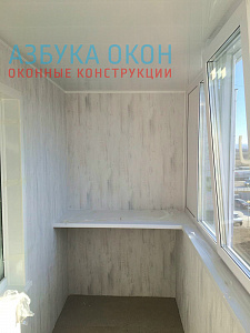Лоджия с внутренней отделкой - фото 5