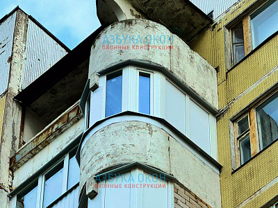 Остекление 2х лоджий в панельном доме - фото 4