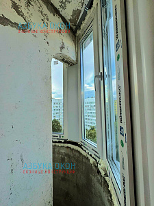 Остекление 2х лоджий в панельном доме - фото 8